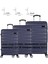 Md Lacivert Abs Tekerlekli Büyük Boy Valiz 5