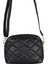 1324 Kapitone Siyah Kadın Çapraz Omuz Çantası 4