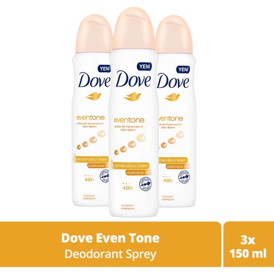 Dove Kadın Sprey Deodorant Even Tone Koltuk Altı Kararmasına Fiyatı