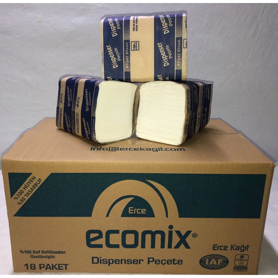 Ecomix Dispenser Peçete 100'LÜ x 18