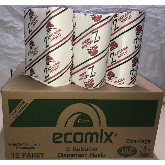 Ecomix Z Katli Havlu 100'LÜ x 12