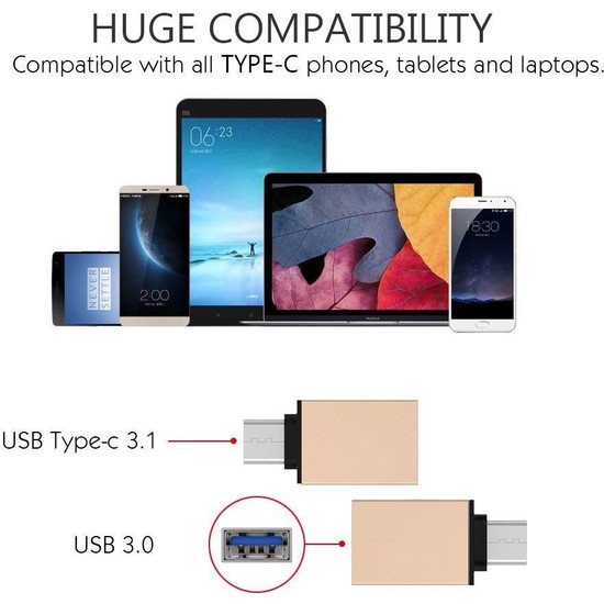 Flagen Lux Apple Macbook Air M1 Usb To Type C Otg Fiyatı 3159