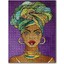 Yöresel Kıyafeti ve Takılarıyla Afrikalı Kadın 120 Parça Puzzle Yapboz Mdf (Ahşap) 1