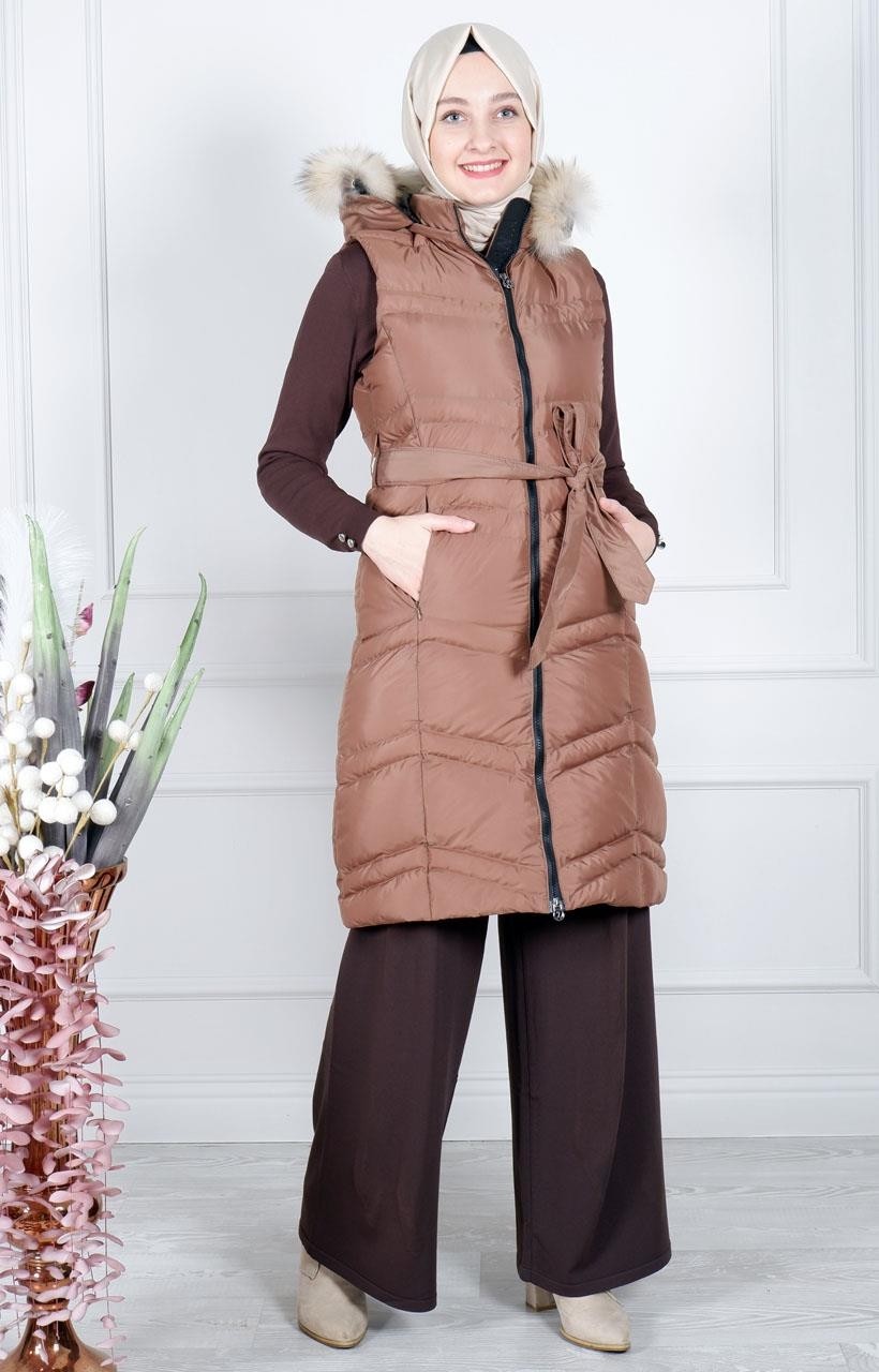 Womania Napoli Vest Yelek 18273 Gri görsel 8