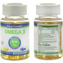 Multimed Omega 500 Mg Balık Yağı 100 Şeffaf Softgel