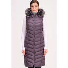 Dewberry Z6684 Dewberry Bayan Yelek-Antrasit