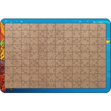 Güven Serigrafi Balıklar 108 Parça Ahşap Çocuk Puzzle Yapboz