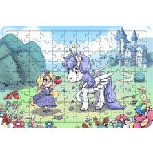 Güven Serigrafi Unicorn Model6 108 Parça Ahşap Çocuk Puzzle Yapboz