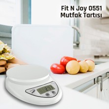MF Product Fit N Joy 0551 Hassas Terazi Mutfak Tartısı Beyaz