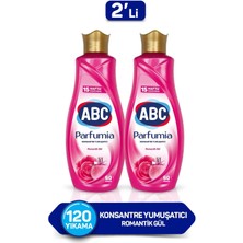 Abc Konsantre Yumuşatıcı Romantik Gül 1440ML 2'li Paket