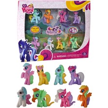 UDATOYS My Little Pony Oyuncak Pony At Karakter Figür Seti 8 Li