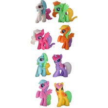 UDATOYS My Little Pony Oyuncak Pony At Karakter Figür Seti 8 Li