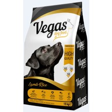 Vegas Kuzu Etli Pirinçli Köpek Maması 15KG