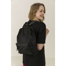 Kadın Modası Kadın Siyah Sade Sırt Çantası