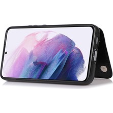 Lnobern Samsung Galaxy S22+ S22 Plus ile Uyumlu Çoklu Kart Yuvası Arkadan Çevirmeli Koruyucu Kickstand Kılıf (Yurt Dışından)