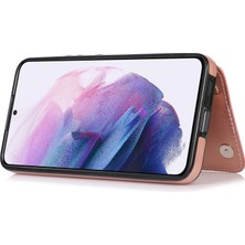 Lnobern Samsung Galaxy S22+ S22 Plus ile Uyumlu Çoklu Kart Yuvası Arkadan Çevirmeli Koruyucu Kickstand Kılıf (Yurt Dışından)