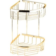 ALZ BANYO DAMLA GOLD - PASLANMAZ OVAL İKİLİ SÜNGERLİK