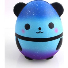 Hd Marketim Sevimli Yavaş Yükselen Squishy Galaksy Panda Oyuncak Çanta Süsü Orta Boy