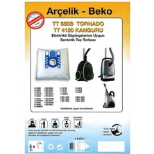 Dogant Arçelik S 4120- 4122 -4124 Süpürge Toz Torbası 20 Adet