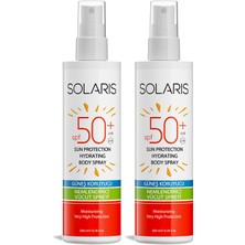 Solaris Güneş Koruyucu Nemlendirici Vücut Spreyi Spf 50+ (200 Ml) x 2 Adet