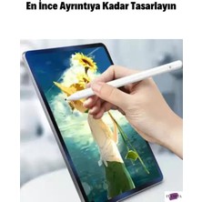 Fuchsia Tüm Huawei Tablet ve Telefonlar ile Uyumlu Eğime Göre Çizgi Kalınlığı Değişen Şarjlı Dokunmatik Ekran Kalemi Stylus Pen