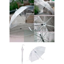 Marlux Dzc Kuzenler Avm Baston Şeffaf Şemsiye