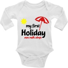 Tuğba Baby My First Holiday - Ilk Tatilim Bebek Body