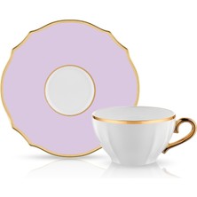 Ewaliza Poem Çay Fincan Set 6 Lı Mor