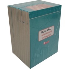 Uysal A6 Numaralı Mini Sipariş Fişi 10'lu Paket