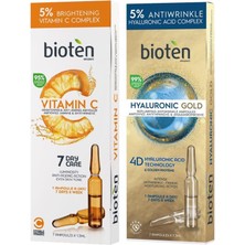 Bioten Vitamin C Aydınlatıcı-Hyaluronic Gold  Ampul Seti