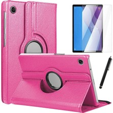 GoGoPlus Apple iPad 9. Nesil A2602 10.2 Dönebilen Tablet Kılıfı + Ekran Koruyucu + Tablet Kalemi Siyah