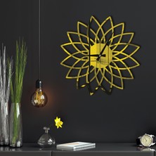 Makta W'clock Geometrik Ayna Duvar Saati