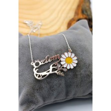 Midyat Nurtaş Gümüş Papatya Model Isimli Gümüş Bayan Kolye 201020383