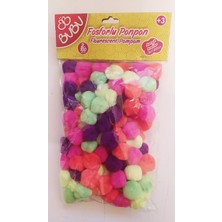 Bubu Fosforlu Ponpon 2cm 100'LÜ Paket