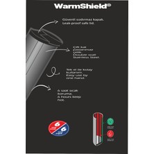 WarmShield Warmshield® Çift Katmanlı Paslanmaz Çelik Termos Bardak 400 ml ( Kahve Çay Termosu )