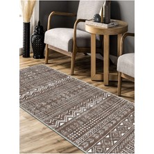 İpekhane Iskandinav Kilim Desenli Halı, Dokuma Taban Dekoratif Şönil Halı