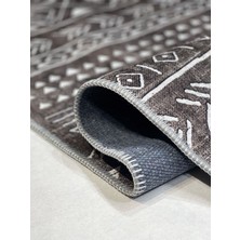 İpekhane Iskandinav Kilim Desenli Halı, Dokuma Taban Dekoratif Şönil Halı