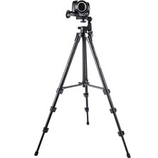 Puluz Yunteng Vct-521 Alüminyum Alaşımlı Tripod  - Siyah (Yurt Dışından)