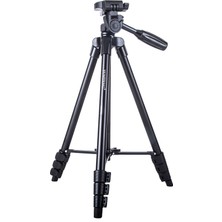 Puluz Yunteng Vct-521 Alüminyum Alaşımlı Tripod  - Siyah (Yurt Dışından)