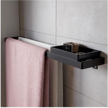 IKEA Banyo Düzenleyici Aksesuar  Siyah Renk Banyo Tepsisi 10X15 cm