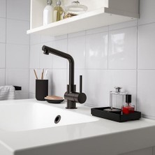 IKEA Banyo Düzenleyici Aksesuar  Siyah Renk Banyo Tepsisi 10X15 cm