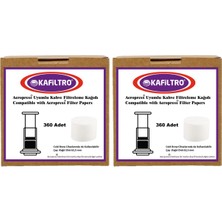 Kafiltro Aeropress Uyumlu Filtre Kağıdı  Pak. A Det
