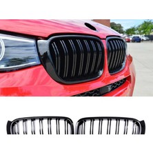 Bavyera Bmw X3 Serisi (F25) 2014-2018 M Böbrek (Çift Çizgi Panjur) Pıano Black