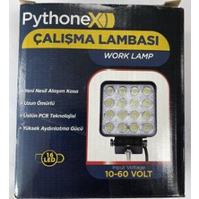 Bolled LED Projektör 12-24 Volt 48 Watt 16 Ledli Beyaz Araç Projektörü