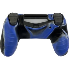 OEM Sony Playstation 4 Ps4 Silikon Kılıf Kolu Mavi - Siyah