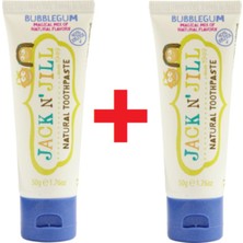 Jack N' Jill Doğal Diş Macunu Bubblegum - 2 Adet
