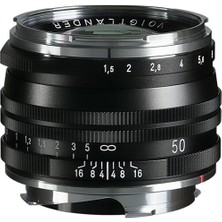 Voigtlander 50 mm F1.5 Iı Nokton Vintage Line Aspherical Lens