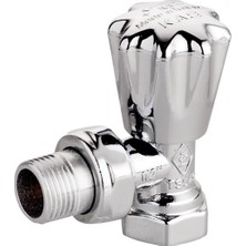 KAS 1/2″ Krom Köşe Radyatör Vanası