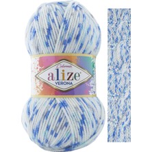 Alize Verona El Örgü Ipi Renk KODU:7719-SAKS
