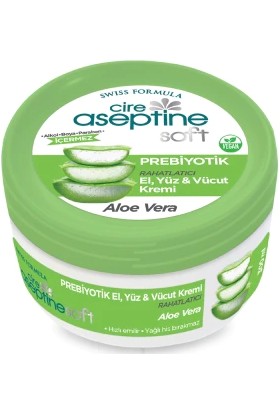 Cire Aseptine Soft Aloe Vera Prebiyotik Nemlendirici Bakım Kremi 30 ml